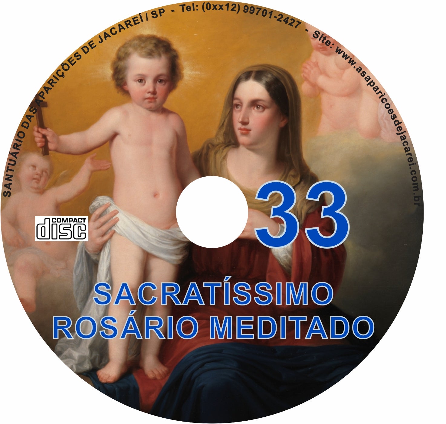 CD Rosário Meditado 033 CD Rosário Meditado 033